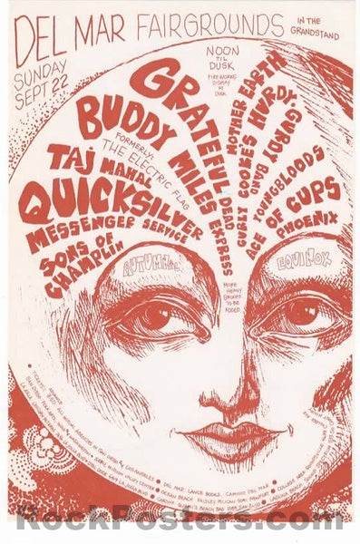 AUCTION - AOR 3.97 - Grateful Dead - 1968 Handbill - San Diego - Near Mint