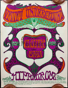 AUCTION - AOR 3.98 - Velvet Underground - 1968 Poster - Hippodrome