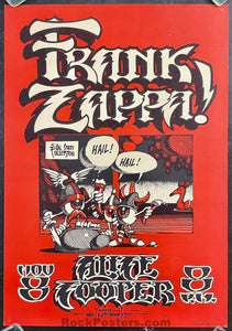 AUCTION - AOR 4.124 - Frank Zappa Alice Cooper - Rick Griffin - 1974  Poster - Cal State Fullerton - Excellent
