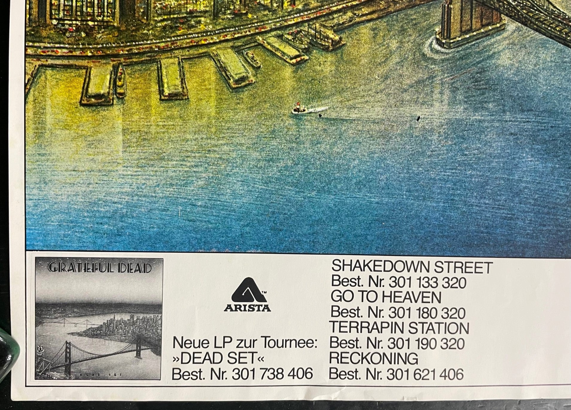 AUCTION - AOR 4.240 - Grateful Dead - Germany - 1981 Poster