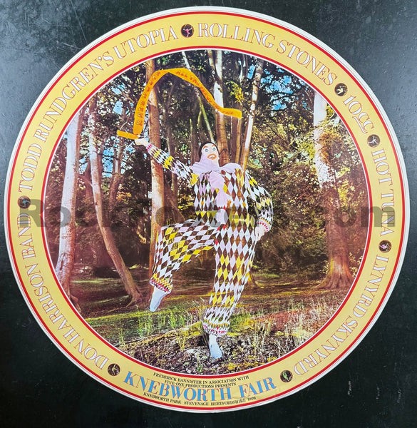 AUCTION - AOR 4.266 - Rolling Stones - 1976 Poster - Knebworth Festival - Near Mint Minus - SF Rock Posters & Collectibles