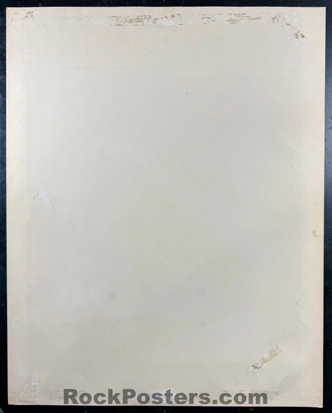 AUCTION - AOR 4.50 - Led Zeppelin - Tuten/Bostedt Signed - 1977 Uncut Poster - Oakland, CA - Very Good