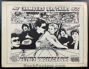 AUCTION - AOR Pg. 254 - Velvet Underground -  1968 Poster - LA Shrine Hall -  Excellent