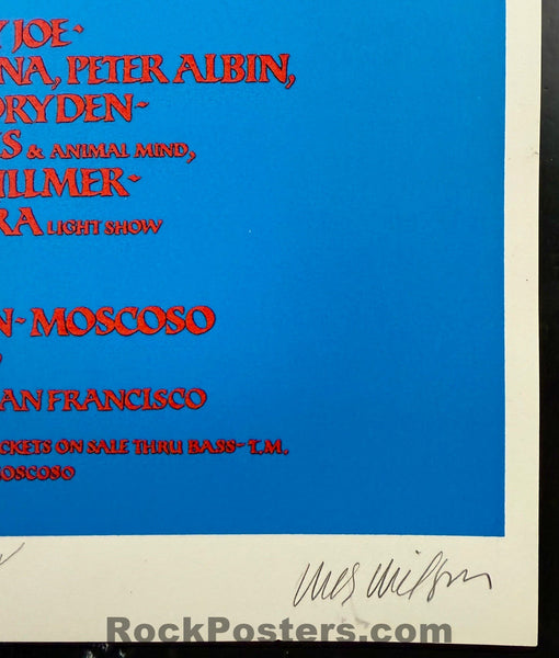 AUCTION - Artist Rights Today - Jerry Garcia - Griffin, Wilson, Kelley - Mouse & Moscoso SIGNED - 1989 Poster - Near Mint