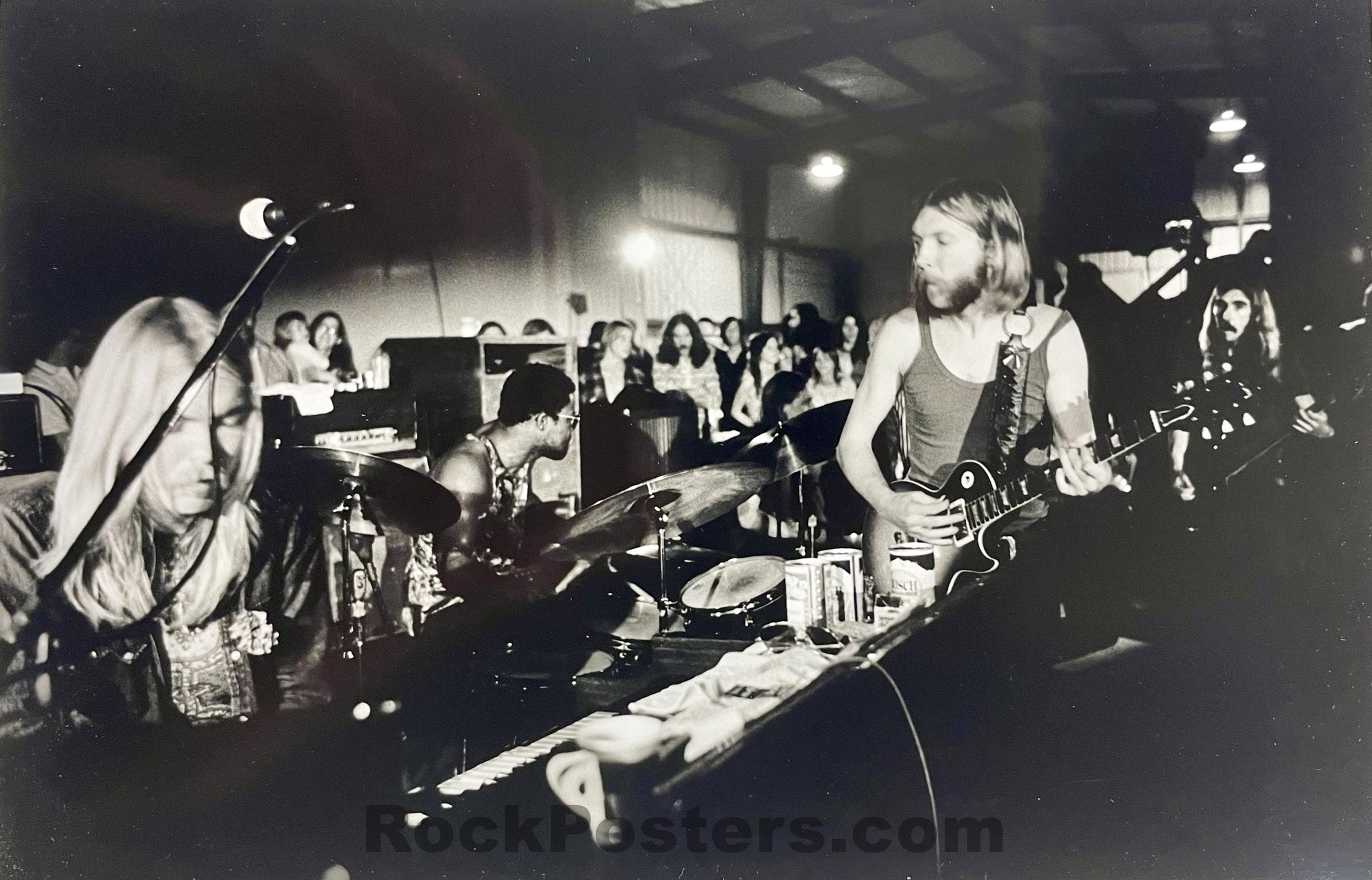 AUCTION -  Allman Brothers - Jim Marshall - Matted Photograph - New Orleans - Near Mint