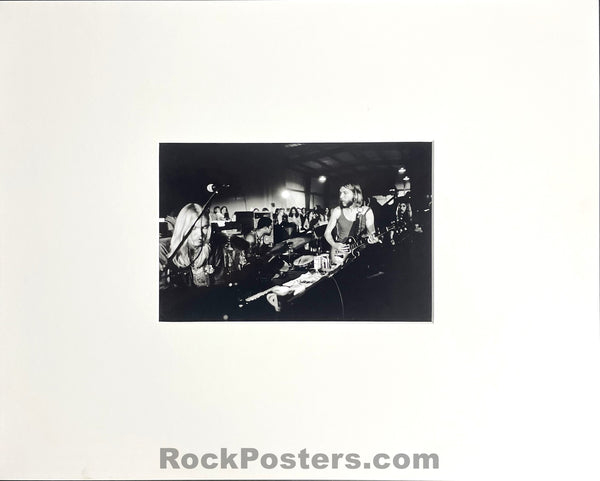 AUCTION -  Allman Brothers - Jim Marshall - Matted Photograph - New Orleans - Near Mint