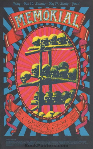 AUCTION - AOR 2.160 - Grateful Dead - 1968 Handbill - Carousel Ballroom - Near Mint Minus