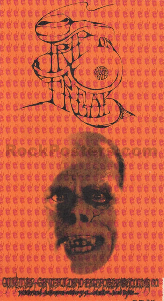 AUCTION - AOR 2.183 - Grateful Dead - "Trip or Freak " - Griffin, Mouse & Kelley - 1967 Handbill - Winterland - Excellent