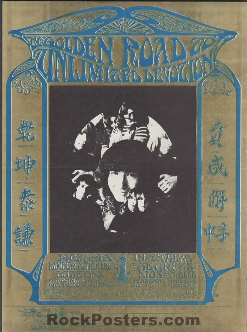 AUCTION - AOR 2.192 - Grateful Dead - Mouse & Kelley - 1967 Handbill - Fan Club Mailer - Excellent