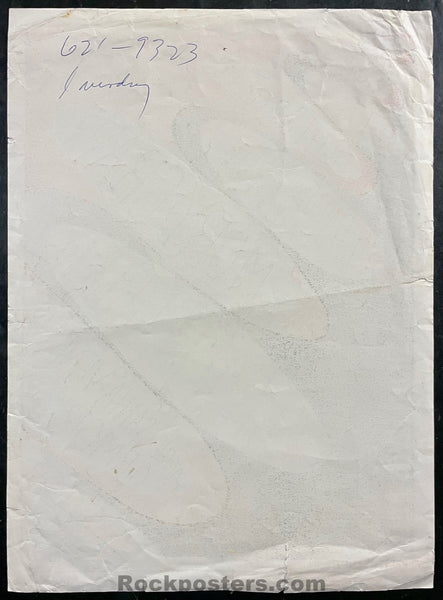 AUCTION - AOR 2.313 - Grateful Dead Moby Grape - 1966 Handbill - Santa Venetia Armory - Very Good
