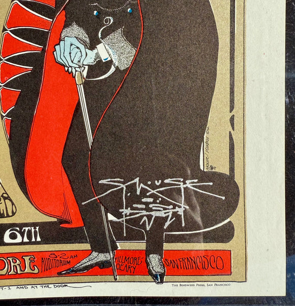 AUCTION - AOR 2.81 - Edwardian Ball - Jefferson Airplane - Stanley Mouse Signed - 1966 Handbill - San Francisco State - CGC Graded 8.5 - SF Rock Posters & Collectibles