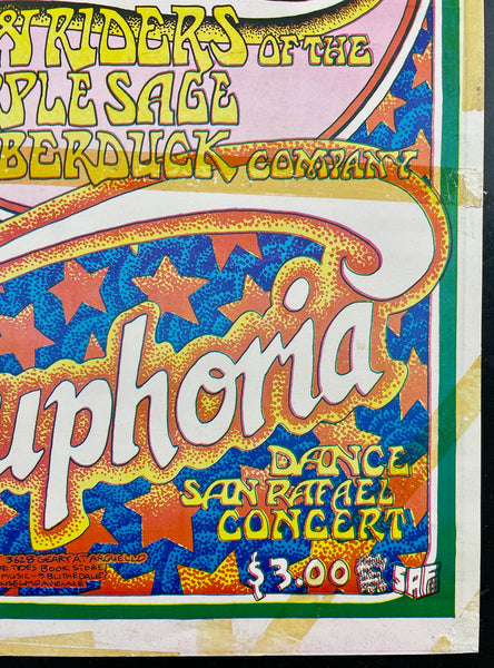 AOR 4.93 - Grateful Dead - San Andreas Fault - 1970 Poster - Euphoria - Rough