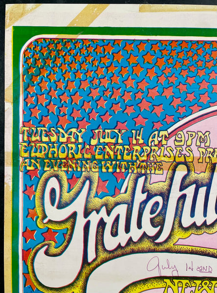 AOR 4.93 - Grateful Dead - San Andreas Fault - 1970 Poster - Euphoria - Rough
