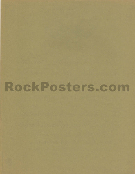 AUCTION -  AOR 2.84 - Jefferson Airplane - Psychedelic Fashion Show - 1966  Handbill - Fillmore Auditorium - Near Mint Minus