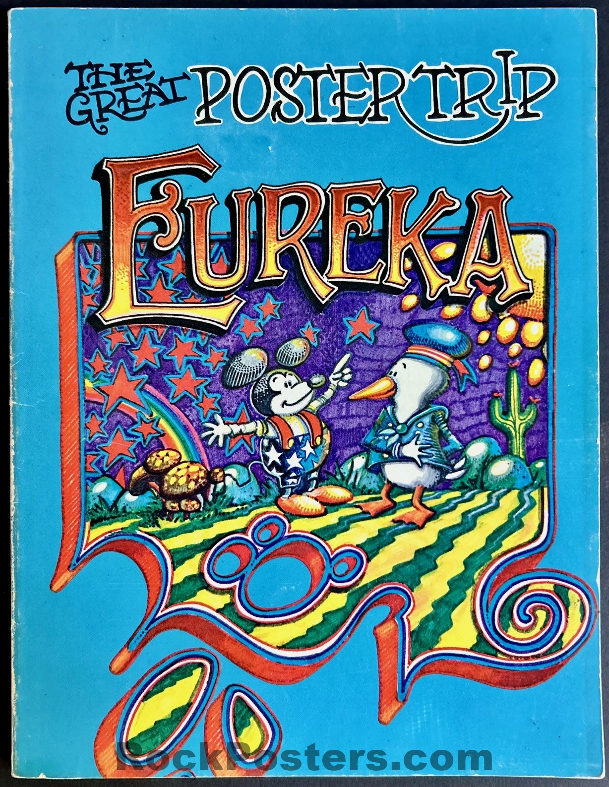 AUCTION - The Great Poster Trip - Art Eureka 1968 - Rick Griffin Cover Art - Softbound Edition - Excellent