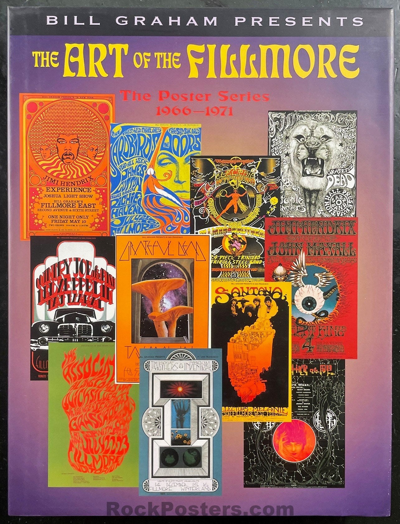 AUCTION - Art of Fillmore Book - Multi Artist Signatures - with Slipcase - Near Mint
