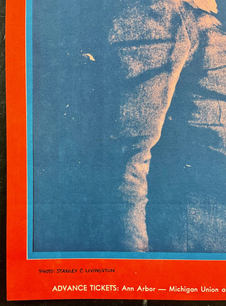 AUCTION - B.B. King/Howlin' Wolf - Gary Grimshaw - 1971 Poster - Hill Auditorium - Near Mint