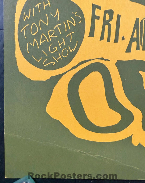 AUCTION - BG-0 - Quicksilver Messenger - Bonnie MacLean - 1966 Poster - Fillmore Auditorium - Excellent