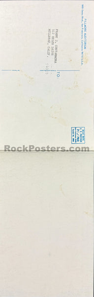 AUCTION - BG105/106 - Jimi Hendrix - Rick Griffin - Uncut Mailer - 1968 Postcards - Fillmore/Winterland - Near Mint Minus - SF Rock Posters & Collectibles