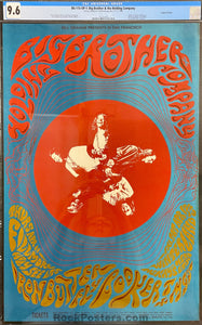 AUCTION - BG-115 - Big Brother Janis Joplin - 1968 Poster - Fillmore/Winterland - CGC Graded 9.6