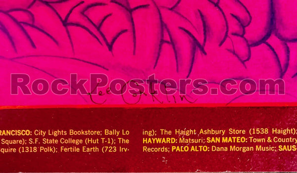 BG-131 - Butterfield Blues Band - Lee Conklin Signed - 1968 Poster - Fillmore Auditorium - CGC Graded 9.8