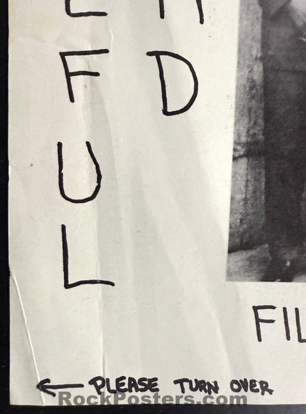 AUCTION - BG-134 Alternate - Grateful Dead - 1968 Concert Poster - Fillmore West - Very Good