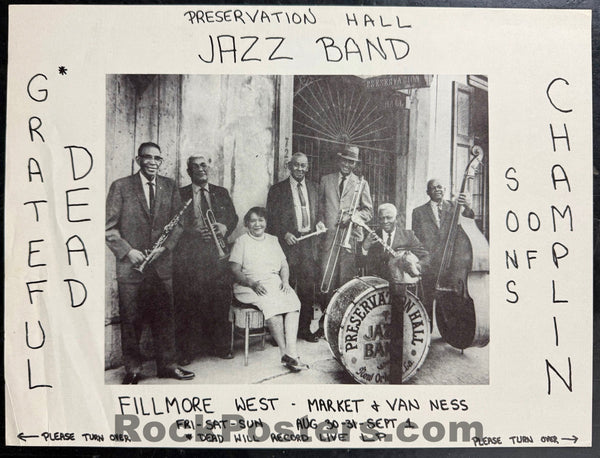 AUCTION - BG-134 Alternate - Grateful Dead - 1968 Concert Poster - Fillmore West - Very Good