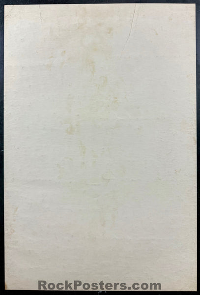 AUCTION - BG-134 - Grateful Dead - Santana - Lee Conklin Signed - 1968 Poster - Fillmore West - Excellent