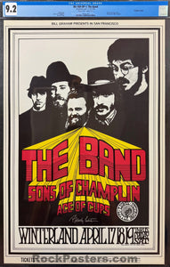 BG-169 - The Band - Randy Tuten Signed - 1969 Poster - Winterland