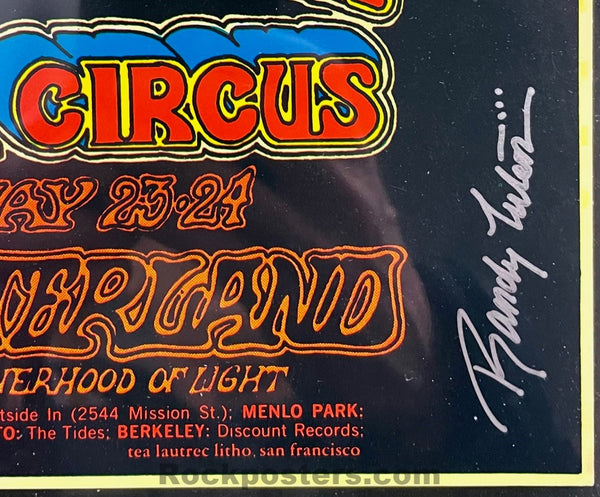 AUCTION - BG-174 - Creedence Clearwater - Randy Tuten Signed - 1969 Poster - Fillmore West & Winterland -  CGC Graded 9.4