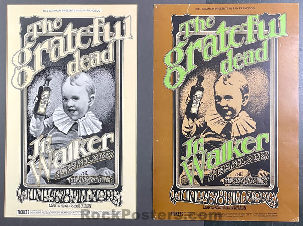BG-176 - ORIGINAL POSTER ART - Grateful Dead - Randy Tuten - 1969 Ink & Collage - Fillmore West - Excellent