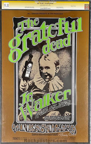 BG-176 - The Grateful Dead - Randy Tuten Signed - 1969 Poster - Fillmore West - CGC Graded 9.8