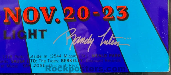 AUCTION - BG-203 - Jethro Tull MC5 - Randy Tuten Signed  - Fillmore West - 1969 Poster - CGC Graded 9.4