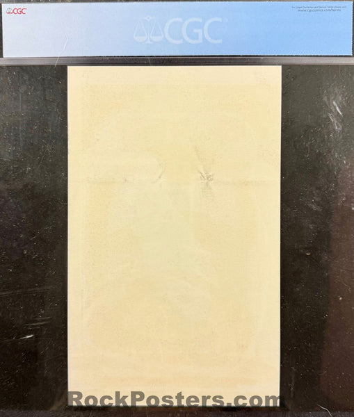 AUCTION -  BG-26 - Grateful Dead - Wes Wilson - 1966 Handbill - Fillmore Auditorium - CGC Graded 7.0