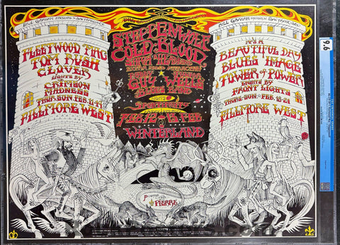 BG-270 - Fleetwood Mac - 1971 Poster - Fillmore West & Winterland - CGC Graded 9.6