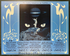 AUCTION - BG-287 - Grateful Dead - David Singer Signed - Closing of Fillmore West - 1971 Poster - Near Mint Minus