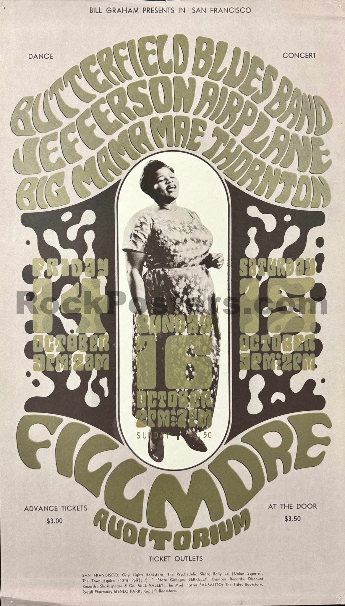 AUCTION - BG-31 - Butterfield Blues Band - Jefferson Airplane