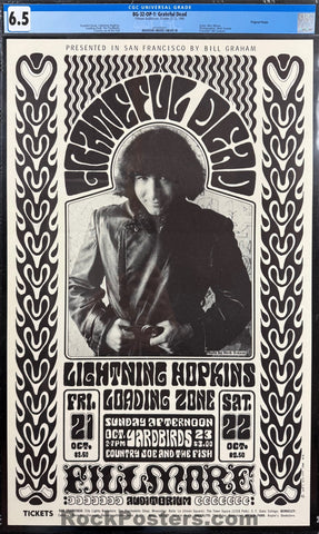 BG-32 - Grateful Dead - Wes Wilson - 1966 Poster - Fillmore Auditorium - CGC Graded 6.5