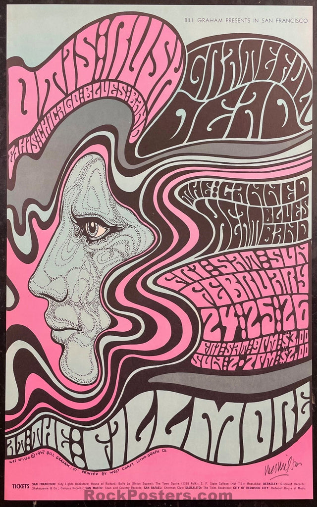 AUCTION BG 51 Grateful Dead Wes Wilson Signed Fillmore Auditor auction-bg-51-grateful-dead-wes-wilson-signed-fillmore-auditor