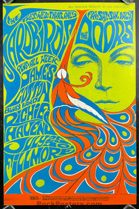 AUCTION - BG-75 - Doors /Yardbirds - Bonnie MacLean - Fillmore Auditorium - 1967 Poster - Excellent