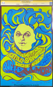 BG-76 - Buffalo Springfield - Muddy Waters - Bonnie MacLean Signed - 1967 Poster - Fillmore Auditorium - CGC Graded 9.8