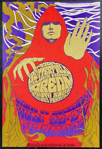 AUCTION - BG-79 - Cream Eric Clapton - Bonnie MacLean - 1967 Poster - Fillmore Auditorium - Near Mint Minus