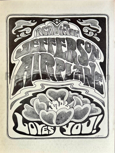 AUCTION - Grateful Dead/Jefferson Airplane - BG 81 - Jim Blashfield - 1967 Concert Program - Near Mint