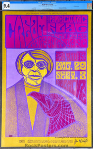 BG-80 - Cream - Jim Blashfield Signed - 1967 Poster - Fillmore Auditorium - CGC Graded 9.4