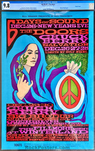 BG-99 - The Doors - Bonnie MacLean - 1967 Poster - Fillmore Auditorium - CGC Graded 9.8