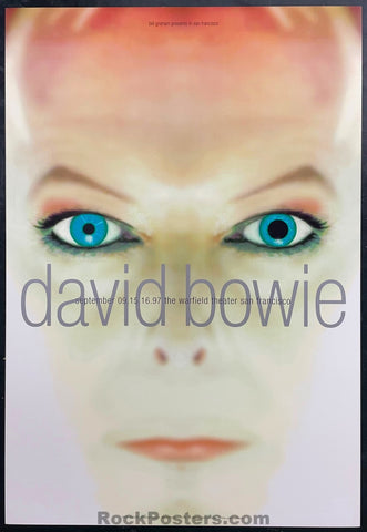 BGP-176 - David Bowie - Rex Ray - 1997 Poster - Warfield Theatre - Near Mint