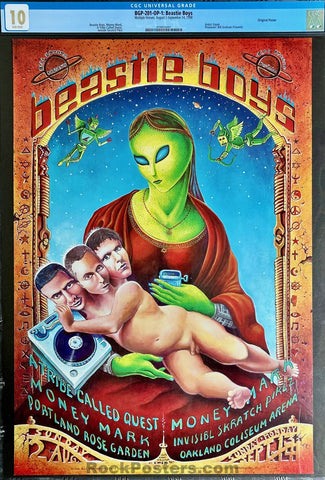 BGP-201 - Beastie Boys - Emek - 1998 Poster - Oakland Portland - CGC Graded 10 GEM MINT
