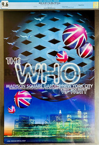 BGSE-26 - The Who - Rex Ray - 2000 Poster - Madison Square Garden