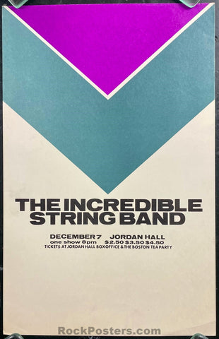 AUCTION - Incredible String Band - Boston Tea Party - 1968 Poster - Excellent