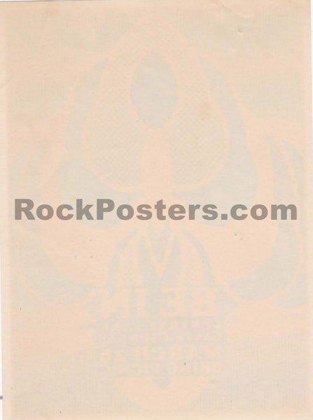 AUCTION - Be In - Peter Max - New York City - 1967 Handbill - Near Mint